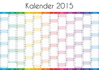 Kalender 2015 - GERMAN VERSION