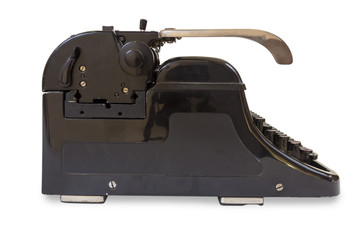 Typewriter on White