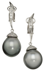 Pearl Drop Earrings.