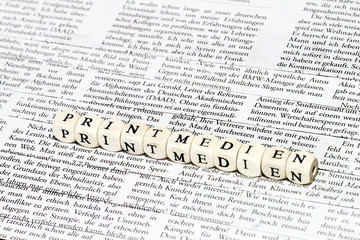 Obraz premium Media drukowane