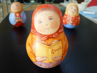 The Russian clay toy "Tumbler toy"