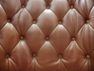 Naklejka premium Sepia of genuine leather upholstery