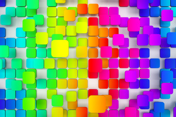 Colorful tiled background