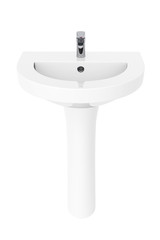 Washbasin with Chrome faucet