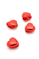 Heart shaped chocolate for love.