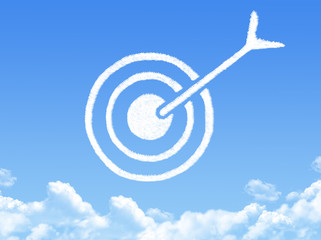 arrow design elements shaped cloud