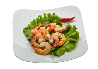 Unshelled king prawn