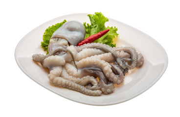 Raw octopus