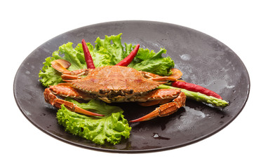 Boiled crab