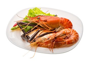 Giant Freshwater Prawn and king prawns