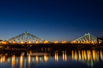 Blaues Wunder in  Dresden