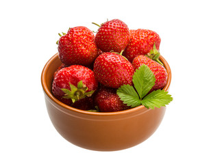 Strawberry in the bowl