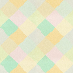 Seamless pattern on paper texture
