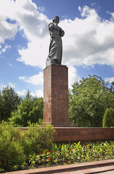 Monument Francysk Skaryna In Polotsk. Belarus