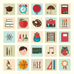 Back to school icons