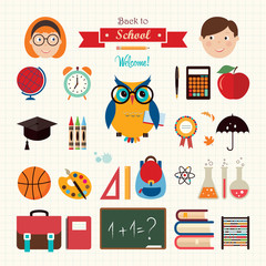 Back to school elements