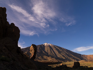 Vulkan Teide auf Teneriffa im Abendlicht