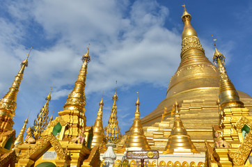 Shwedagon-Pagode,Myanmar, Yongon, the most impotant landmark