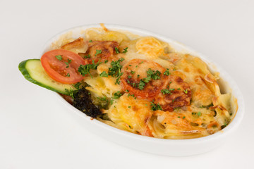 Tomaten-Gemüse-Auflauf