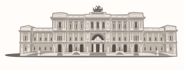Naklejka premium Palazzo di Giustizia