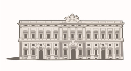 Naklejka premium Palazzo della Consulta