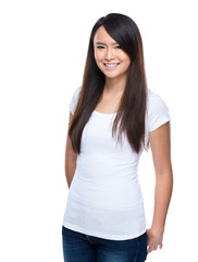 Fototapeta premium Asian young woman portarit