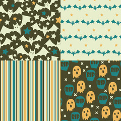 Halloween seamless pattern