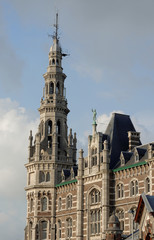 Fototapeta na wymiar Loodsgebouw Antwerpen