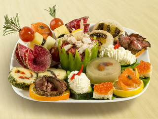 Restaurant event menu