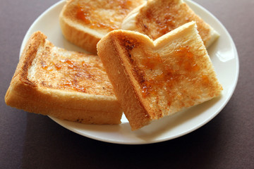 ジャムトースト