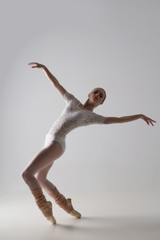 Naklejka premium Graceful ballet dancer