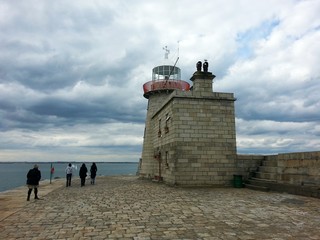 Lighthouse at howth Dublin