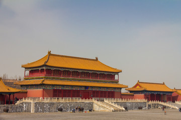The forbidden city in Beijing China 