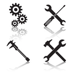 Tools vector icons