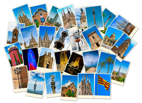 Stack of Spain travel images