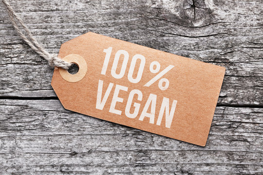 Label "100% Vegan"