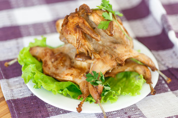 roasted quail