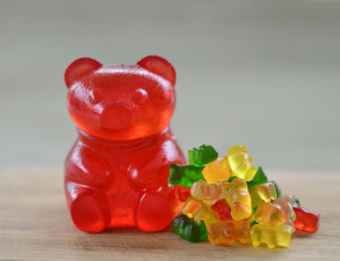 Giant gummy bear.