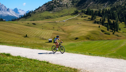 Mountain biker