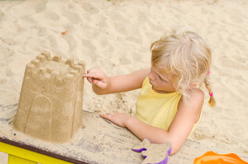 girl on playground