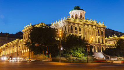 Fototapeta na wymiar Pashkov House in Moscow, Russia