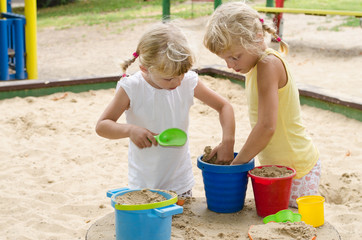 blond child on playground