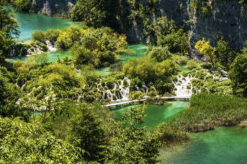 Fototapeta premium National park Plitvice lakes, Croatia, Dalmatia