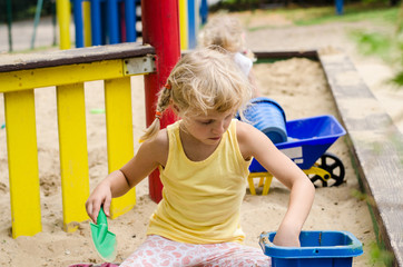 girl on playground