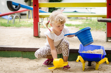 girl on playground