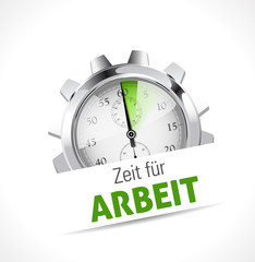 Stoppuhr - Zeit zu arbeiten