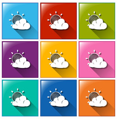 Weather forecast icons