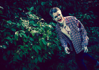 Zombie walking
