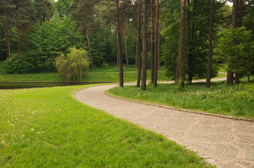 path through the park