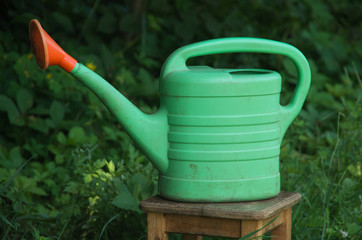 grunge watering can